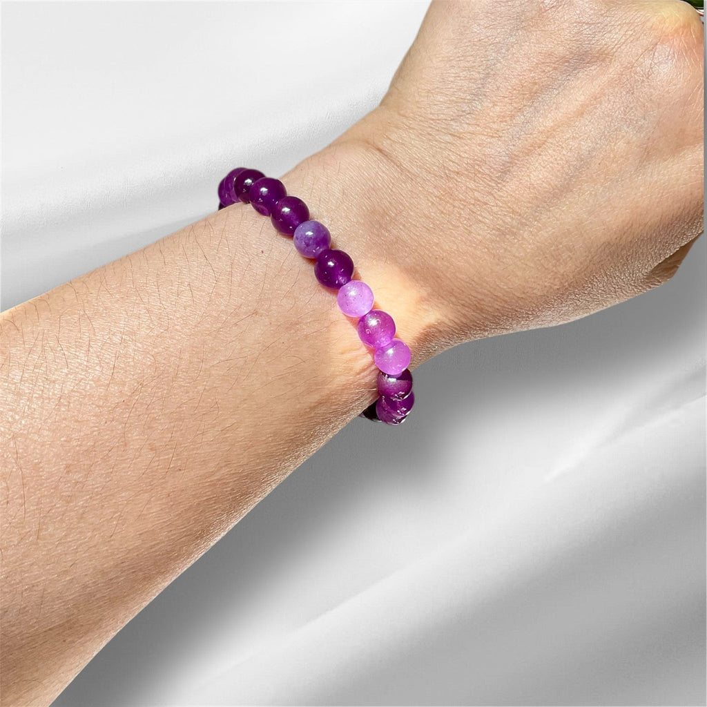 Amethyst Stretch Bracelet – Calming Energy & Inner Peace