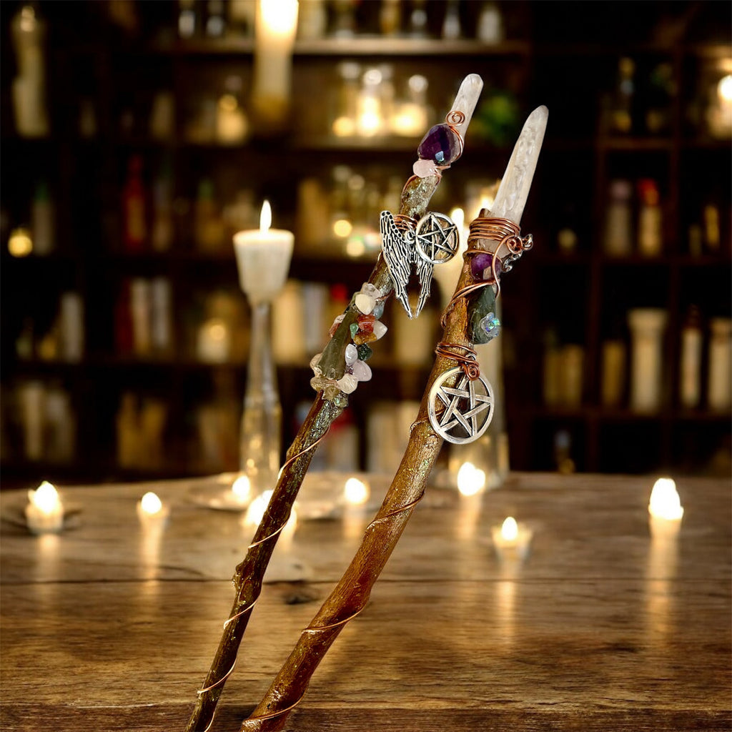 Handmade Crystal Magic Wands