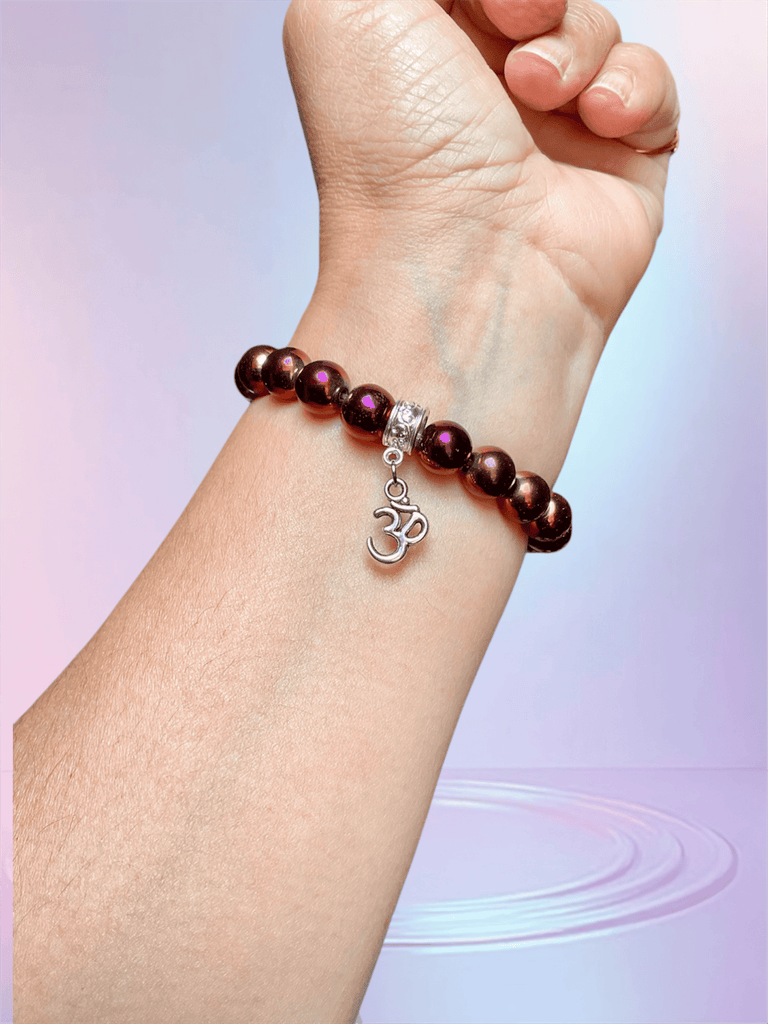 Purple Haematite Bracelet