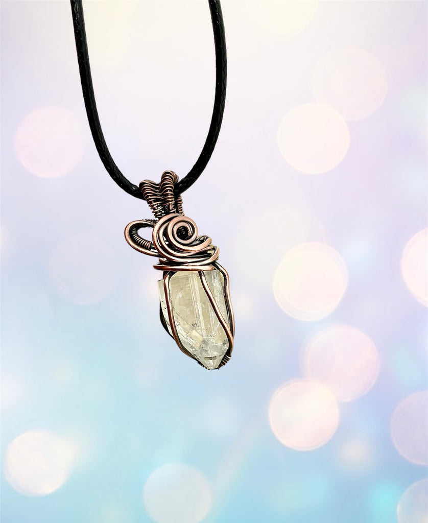 Apophyllite Wire Wrapped Point