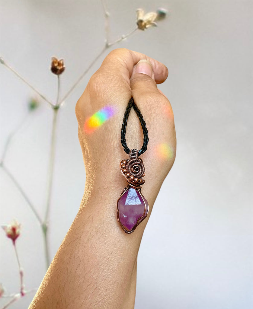 Amethyst Natural Points Pendants