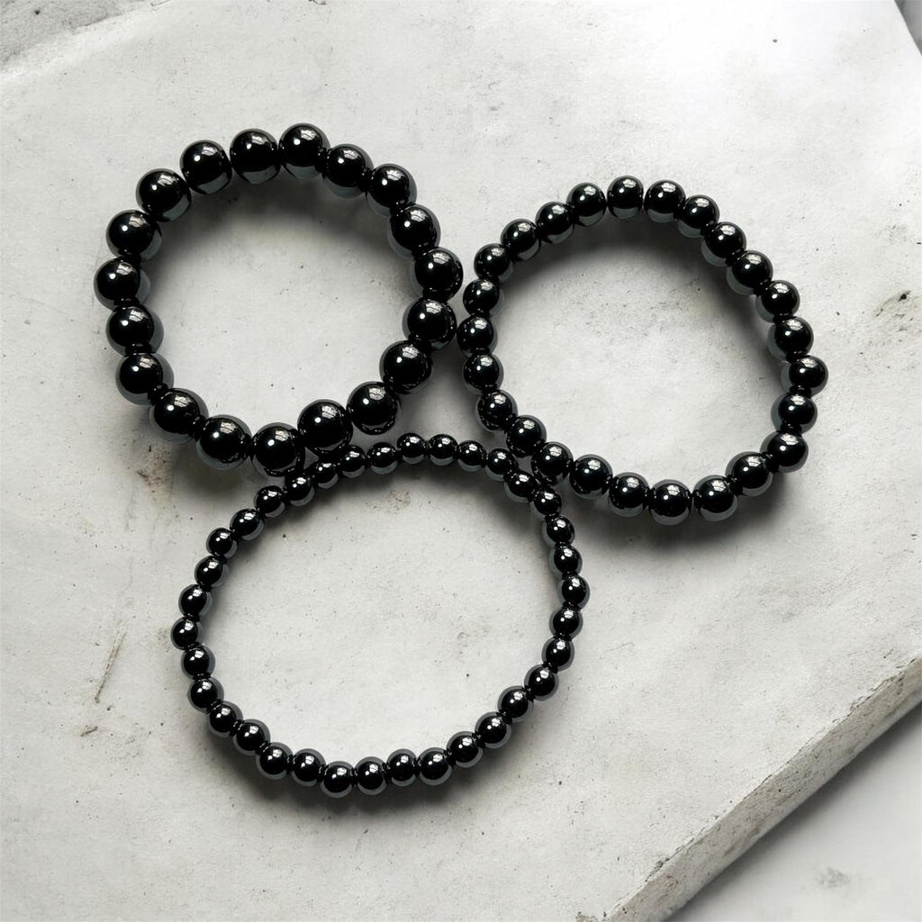 Haematite Stretch Bracelets - Connie’s Crystals 