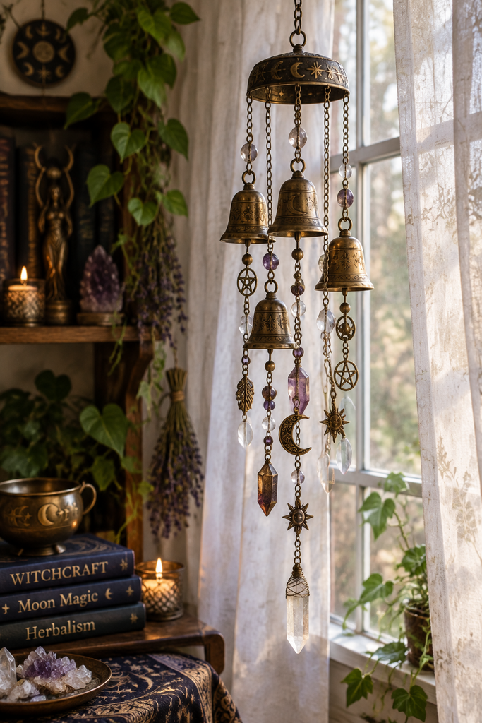 Witch Bell Chimes - Custom Made - Connie’s Crystals 