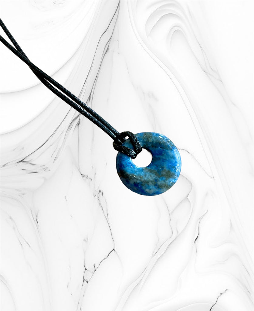 Pi Stone Gemstone Donut Pendant