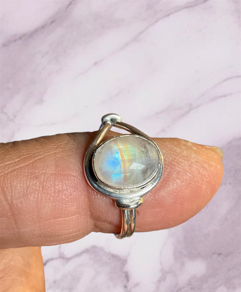 Sterling Silver Gemstone Rings - Connie’s Crystals 