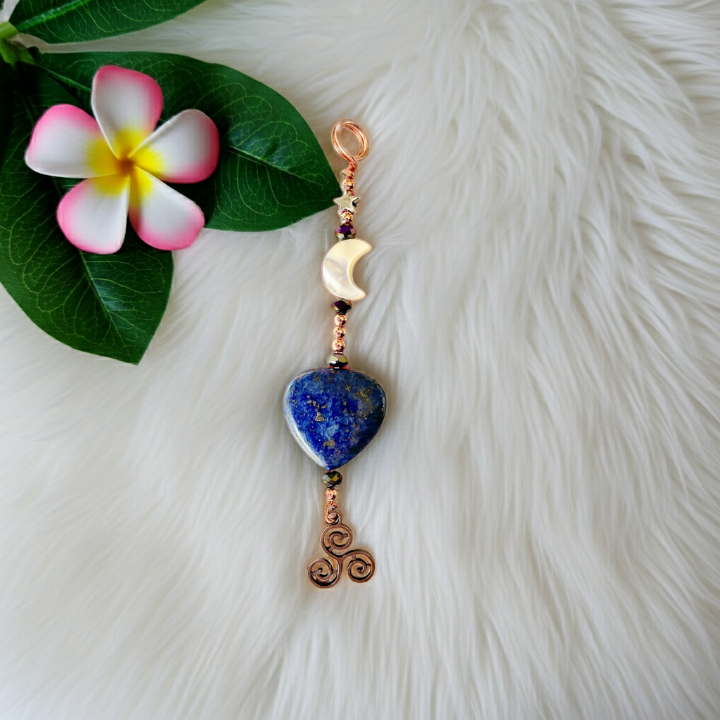 Lapis Lazuli Celestial Choker Pendants - Connie’s Crystals 