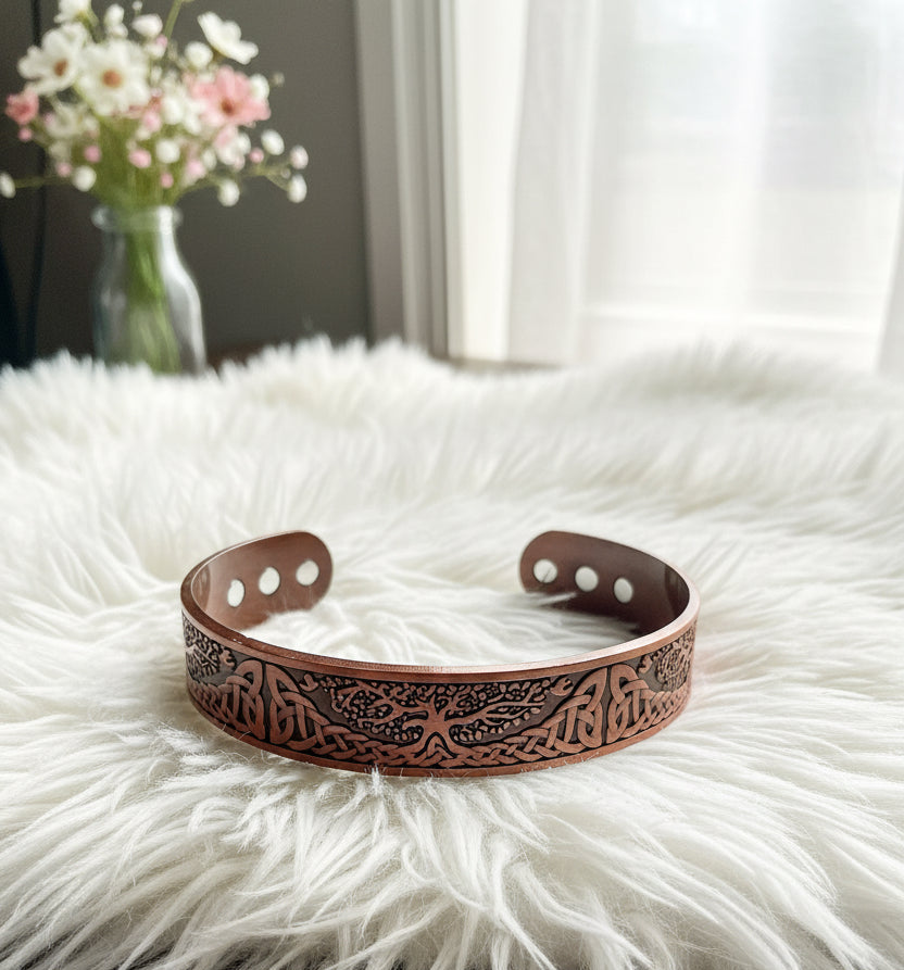 Solid Copper Cuff Bracelets - Connie’s Crystals 