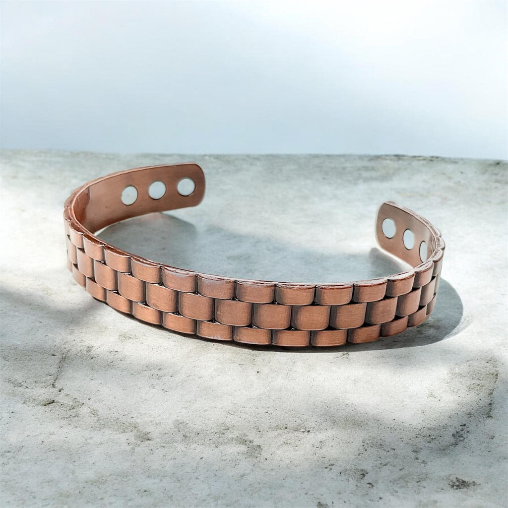 Solid Copper Cuff Bracelets - Connie’s Crystals 