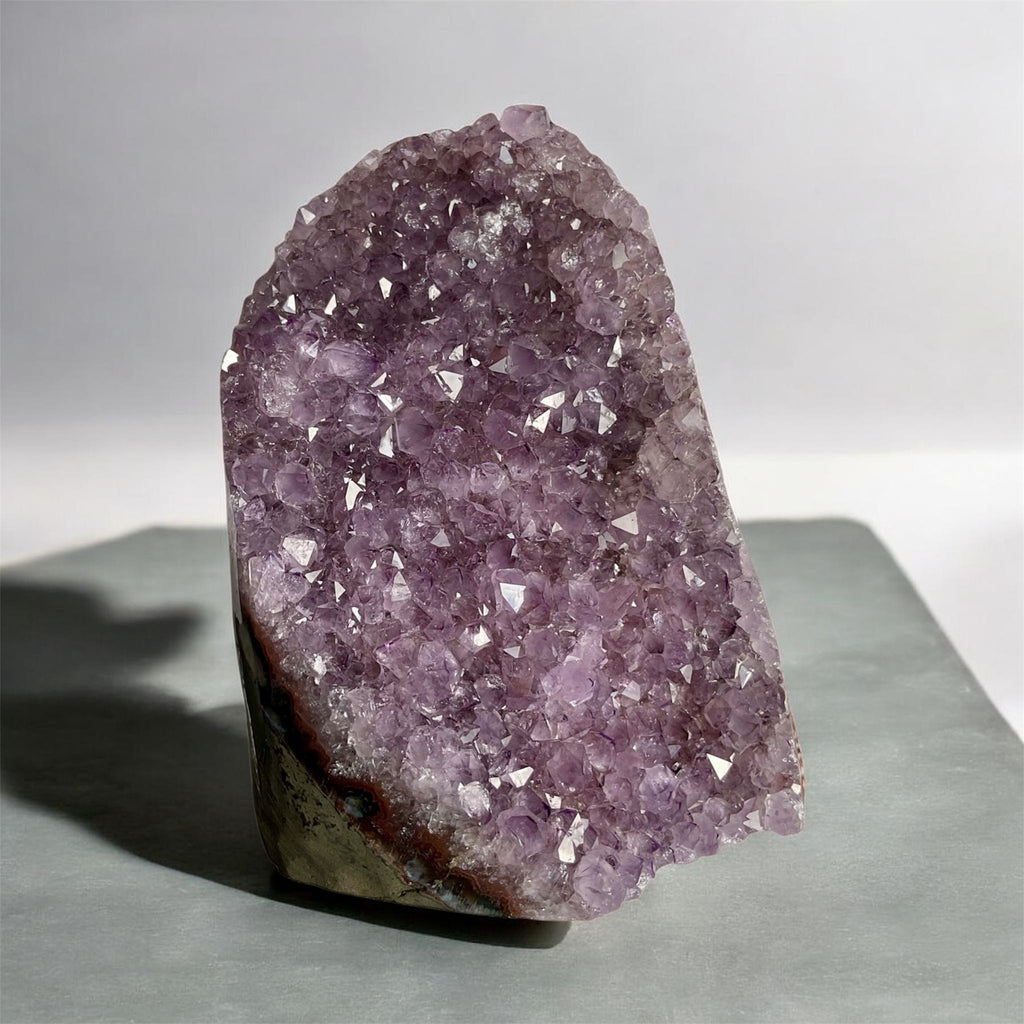 Natural Amethyst Geode Quartz Cathedral Cluster Cave 1647g