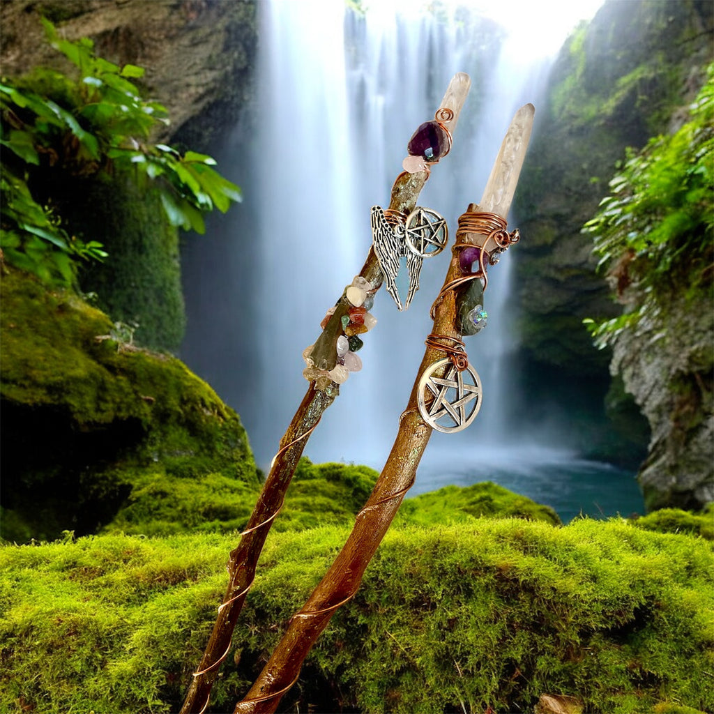 Handmade Crystal Magic Wands