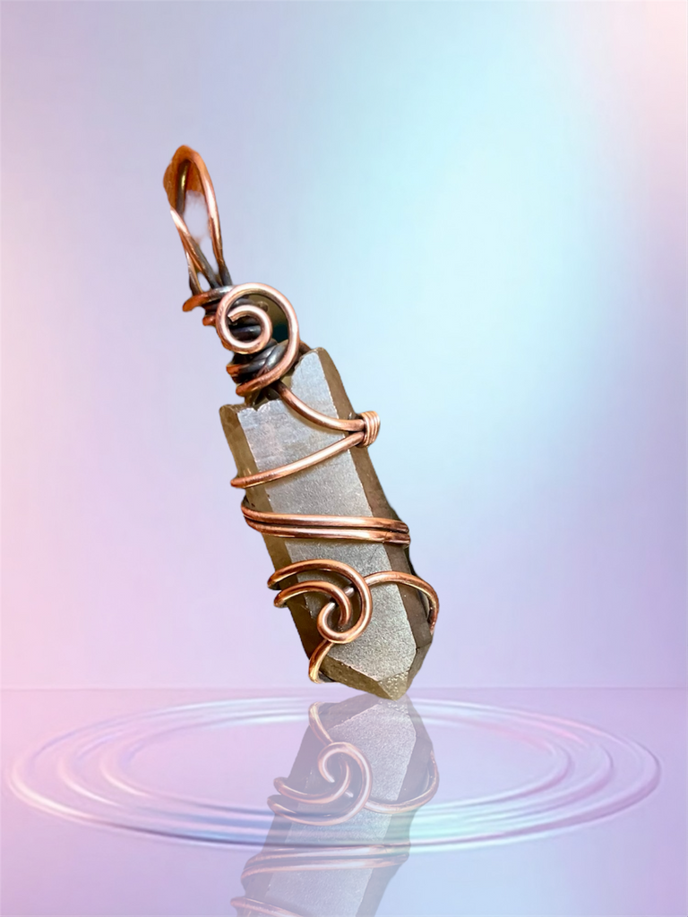 Smokey Lemurian Quartz Pendant
