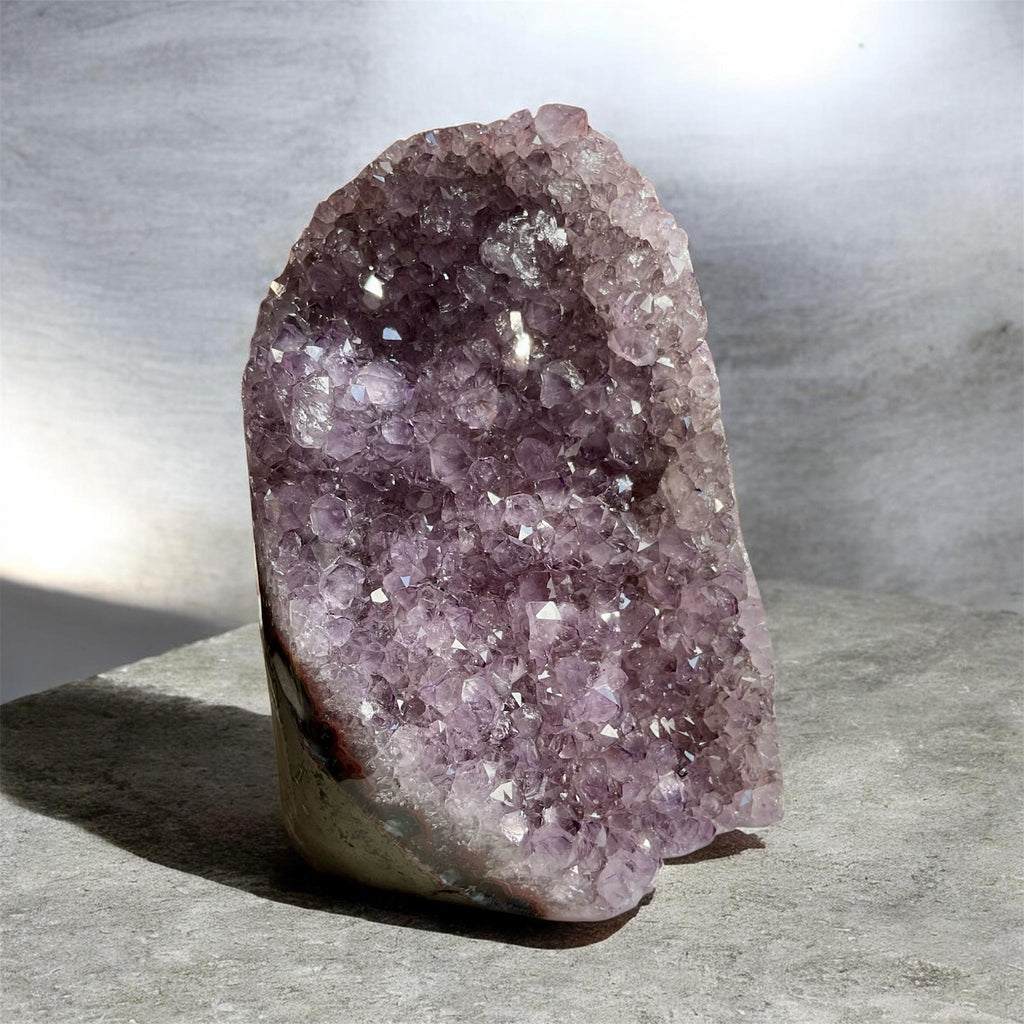 Natural Amethyst Geode Quartz Cathedral Cluster Cave 1647g