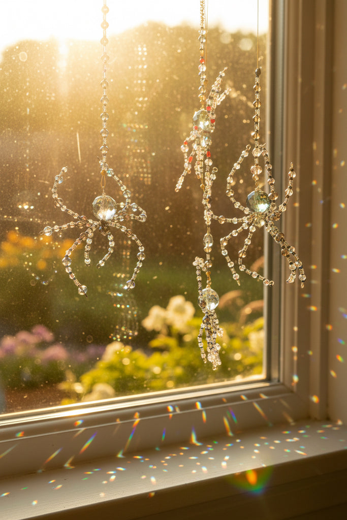 Crystal Spider Sun Catchers - Connie’s Crystals 