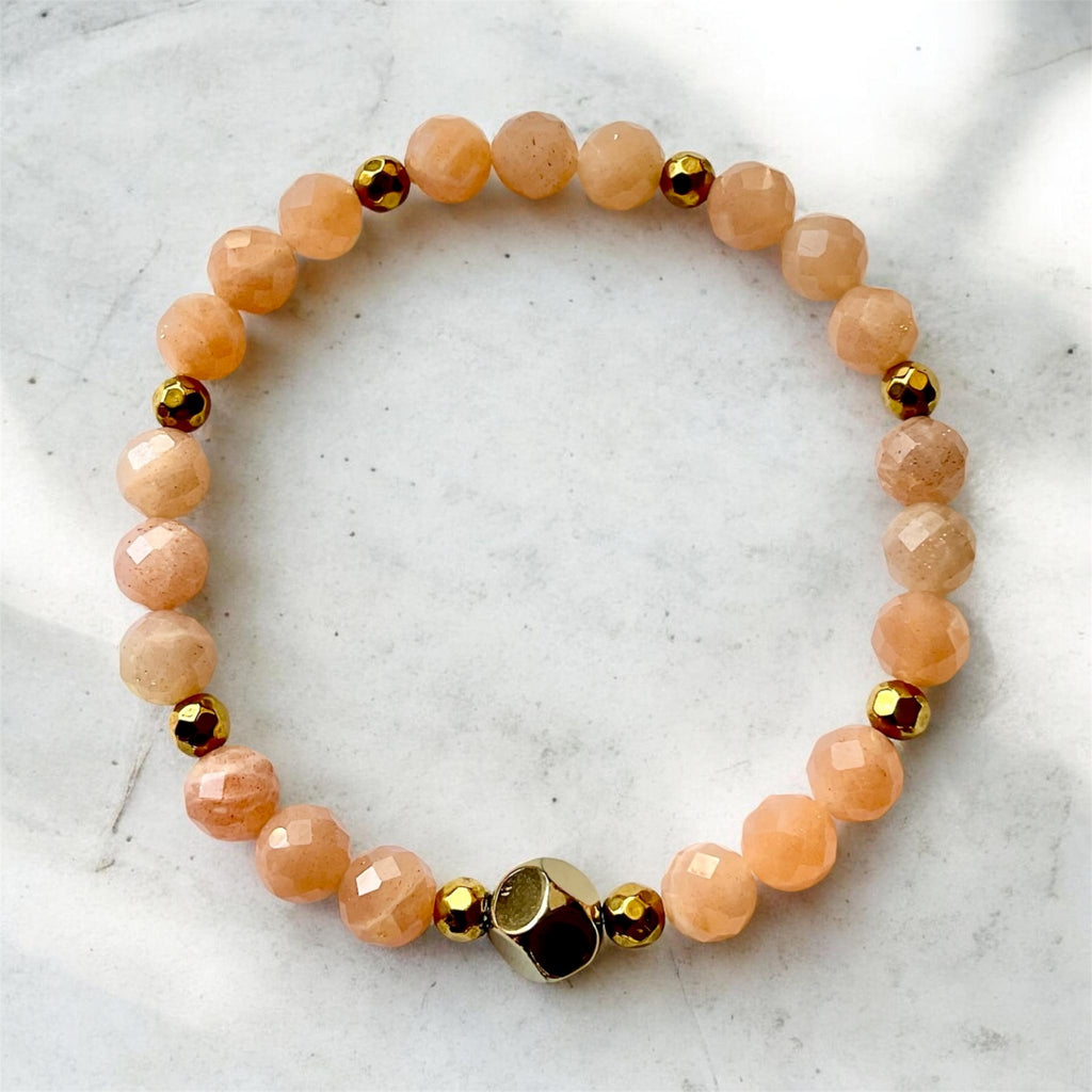 Sunstone & Pyrite Energy Bracelet - Connie’s Crystals 