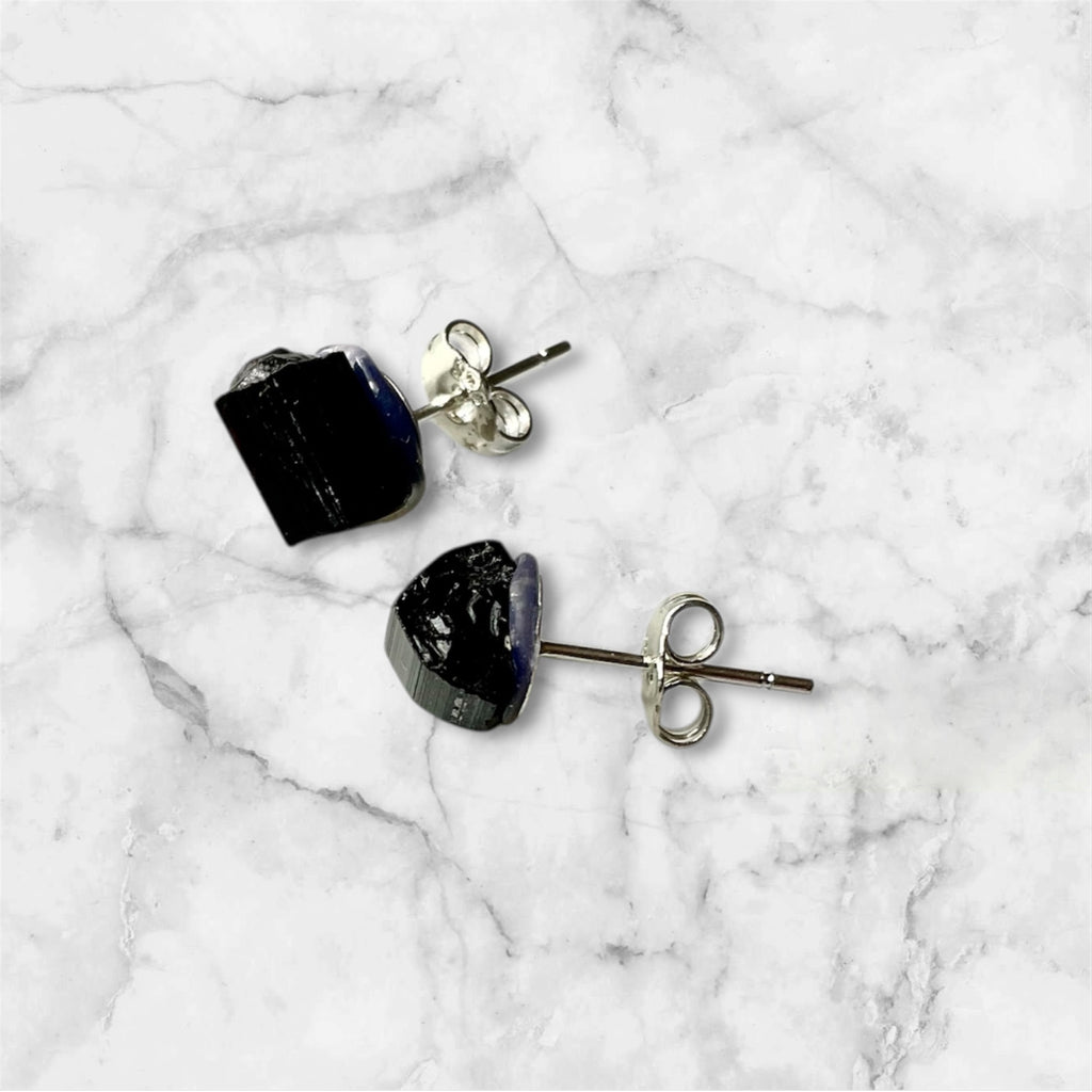 Sterling Silver Gemstone Stud Earrings