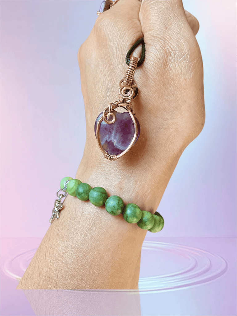 Amethyst Heart Pendant