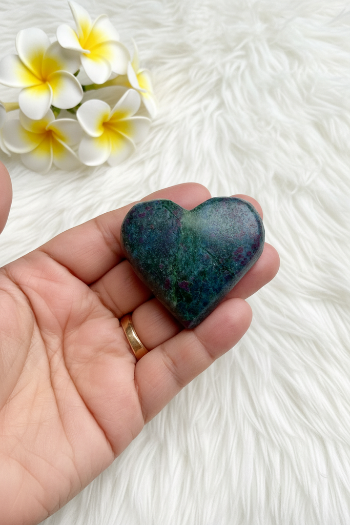 Ruby in Epidote Heart