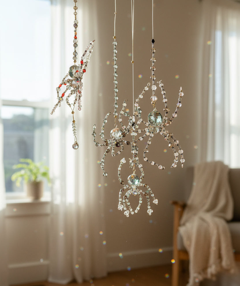 Crystal Spider Sun Catchers - Connie’s Crystals 