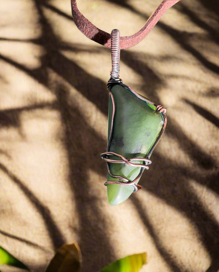 Green Jade Pendant - Connie’s Crystals 