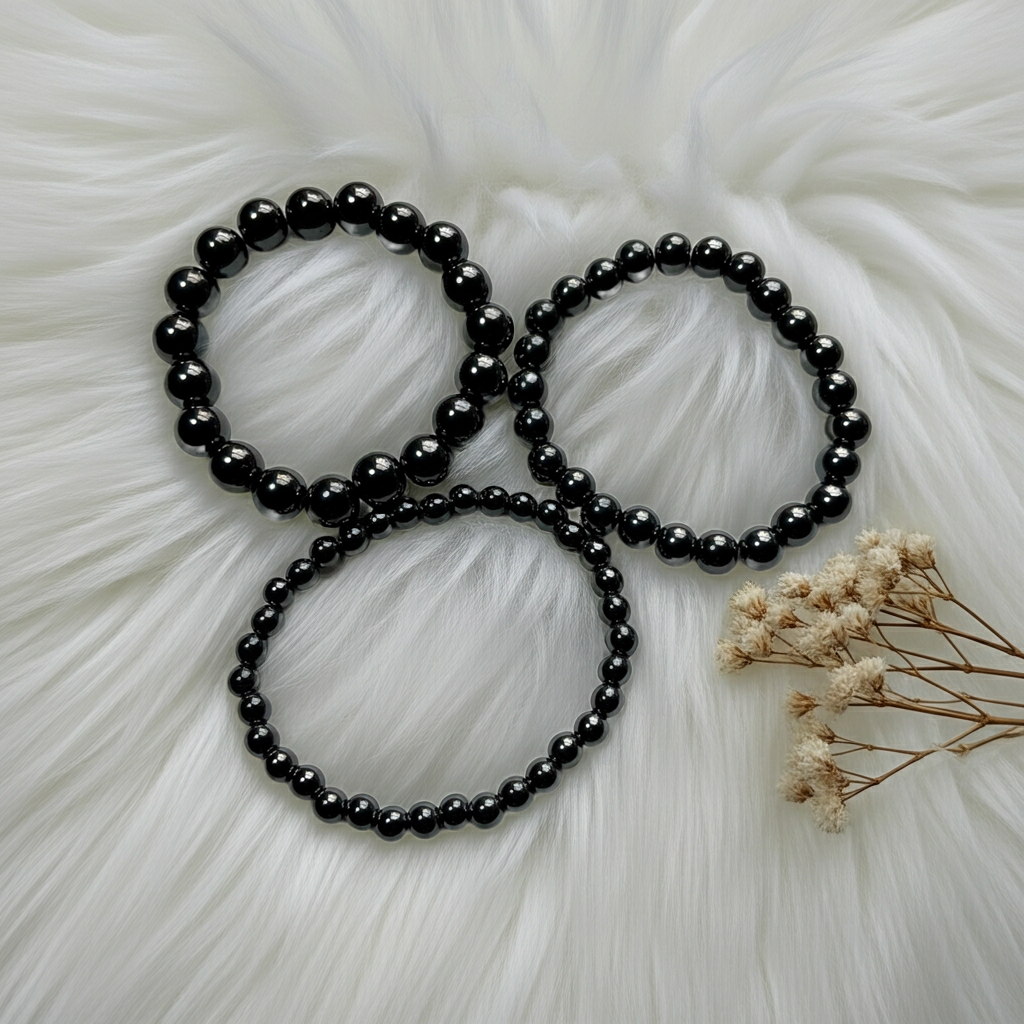 Haematite Stretch Bracelets - Connie’s Crystals 