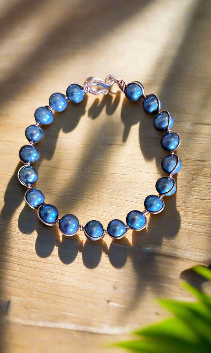 Freshwater Pearl Handcrafted Bracelet - Connie’s Crystals 