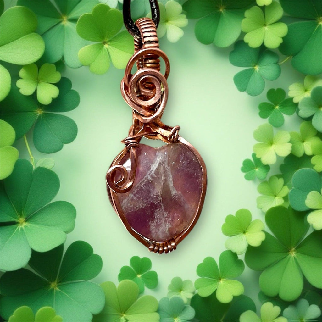 Amethyst Heart Pendant