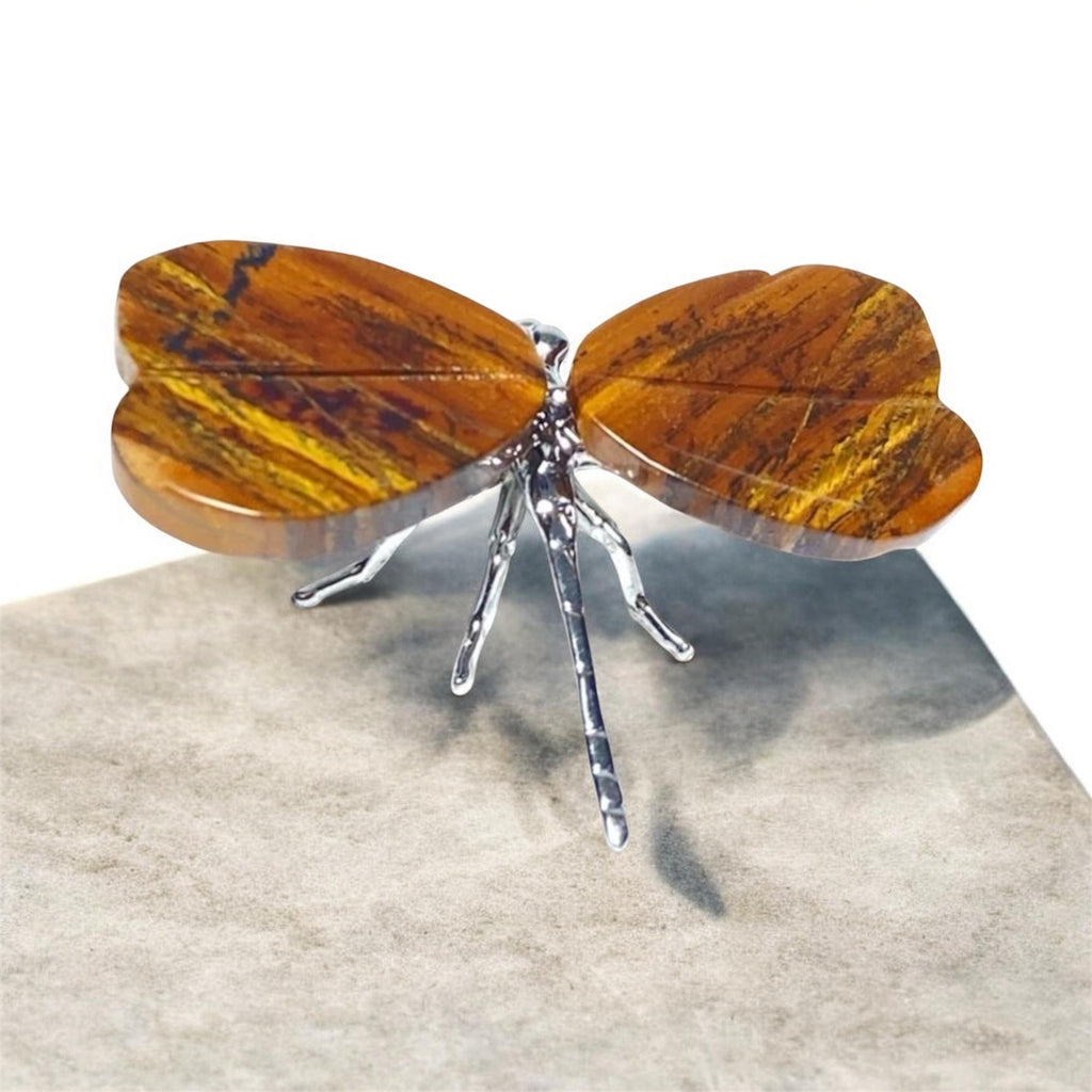 Golden Tiger Eye Dragonfly