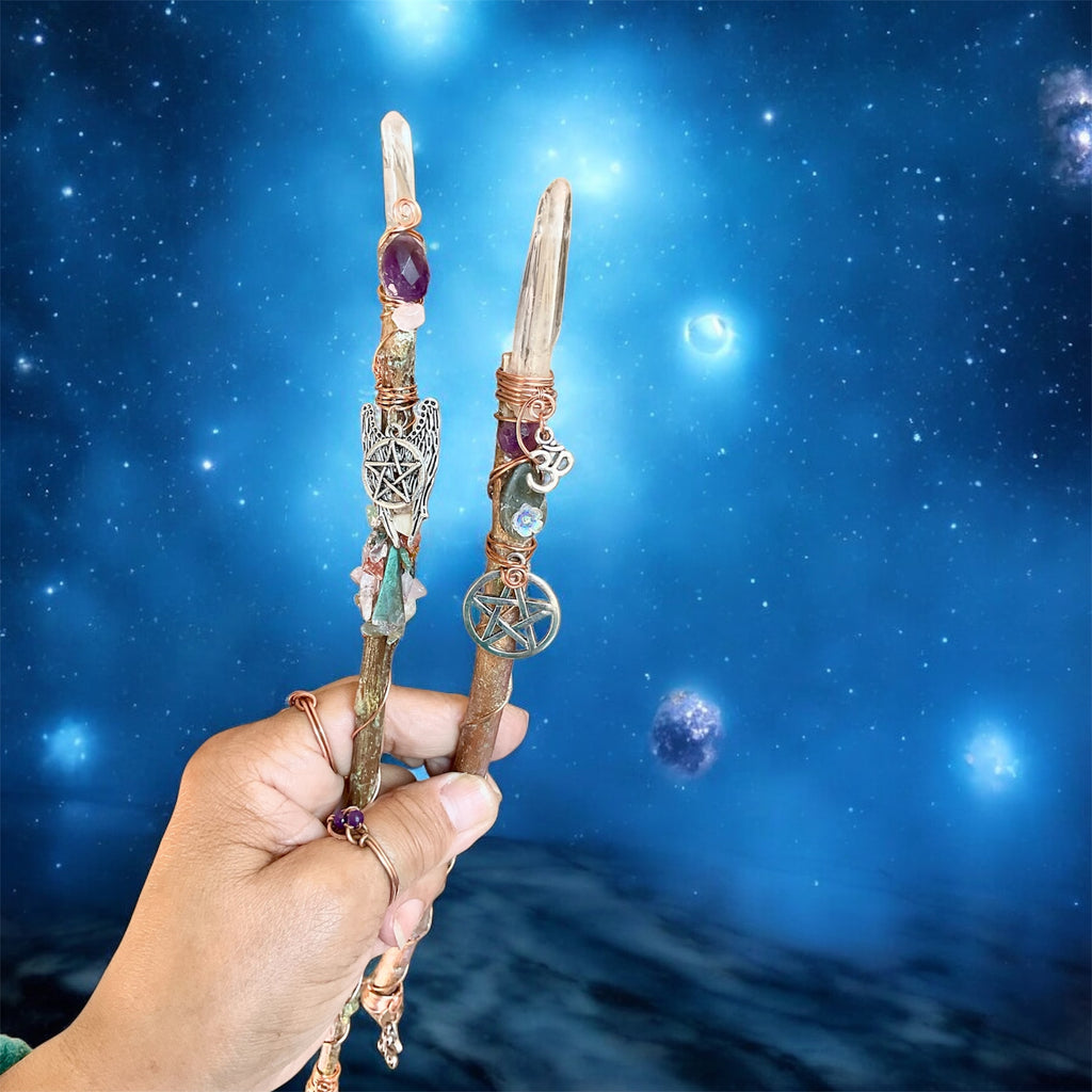 Handmade Crystal Magic Wands