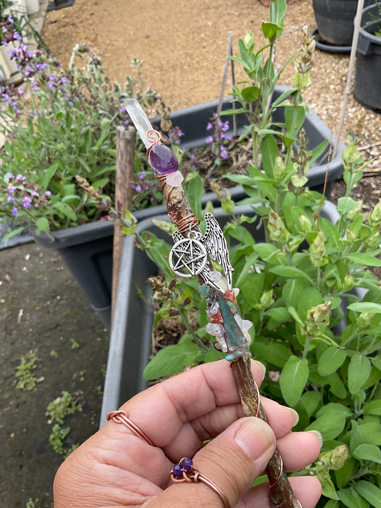 Handmade Crystal Magic Wands