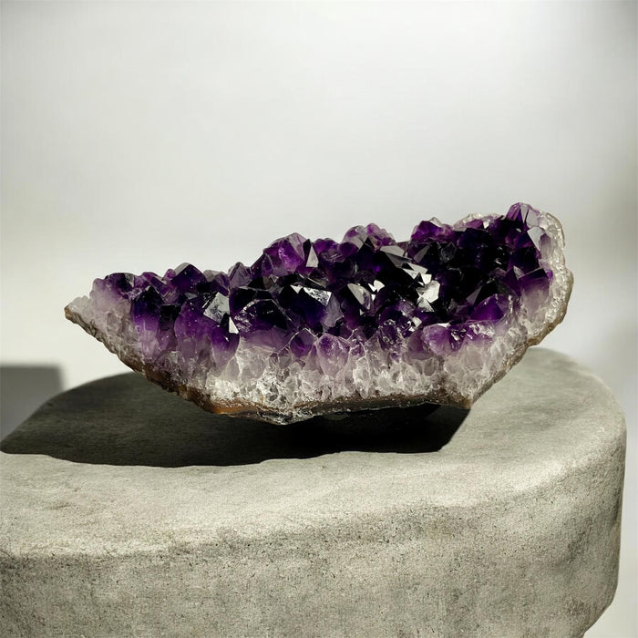 Deep Purple Amethyst Cluster