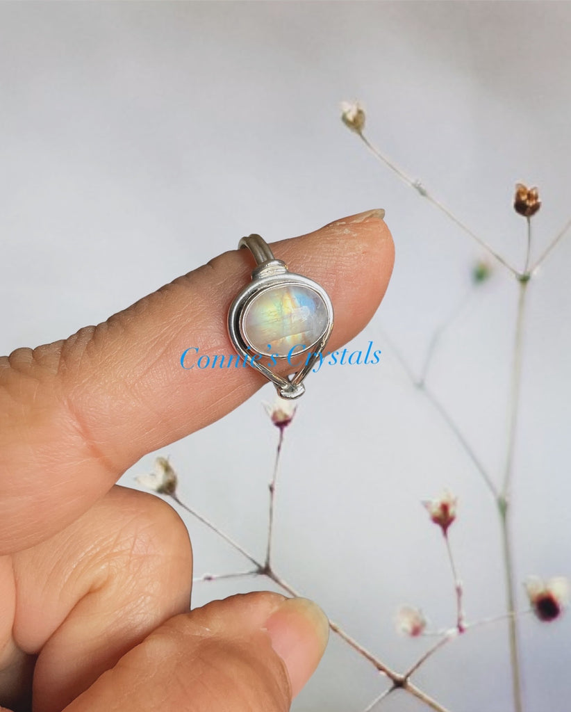 Sterling Silver Gemstone Rings - Connie’s Crystals 