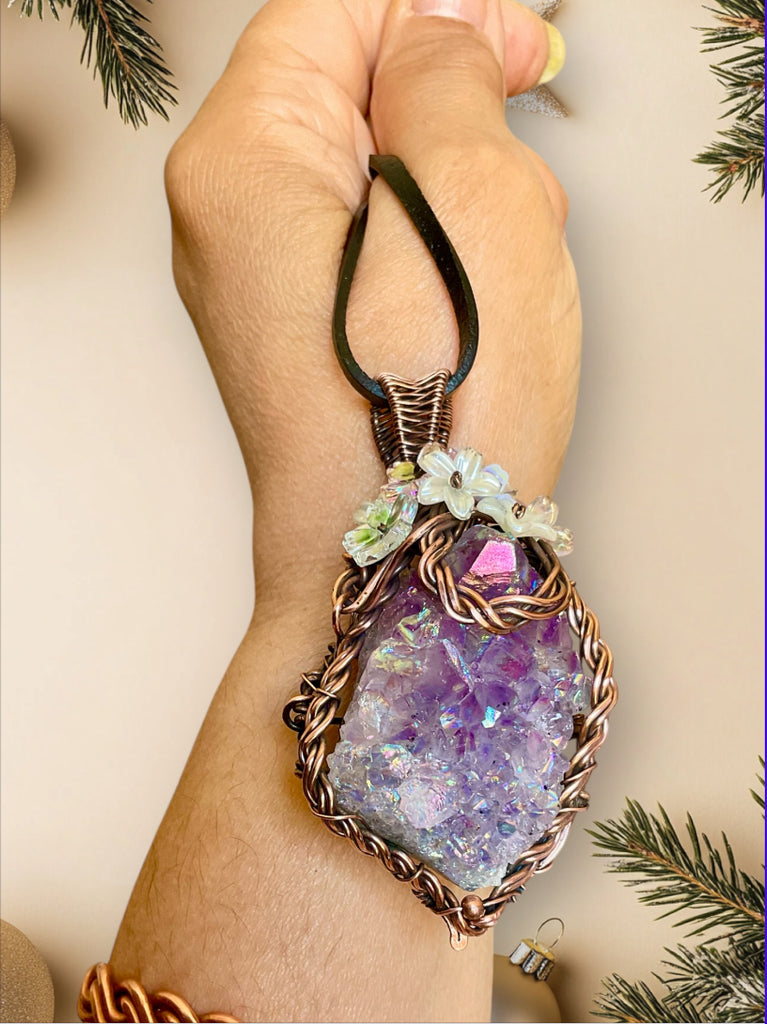 Amethyst Aura Quartz