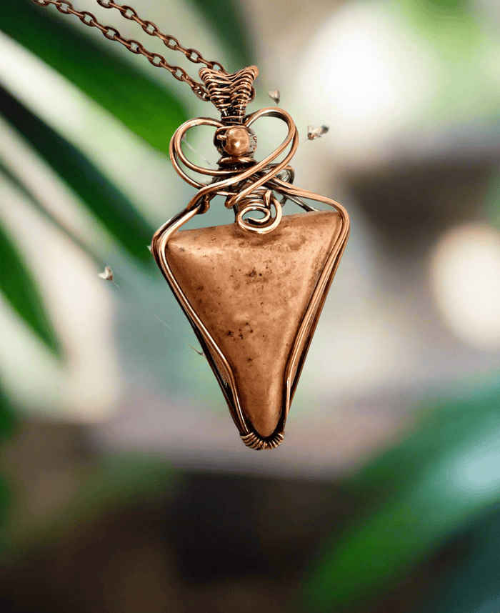 Rhodonite Wire Wrapped Pendant