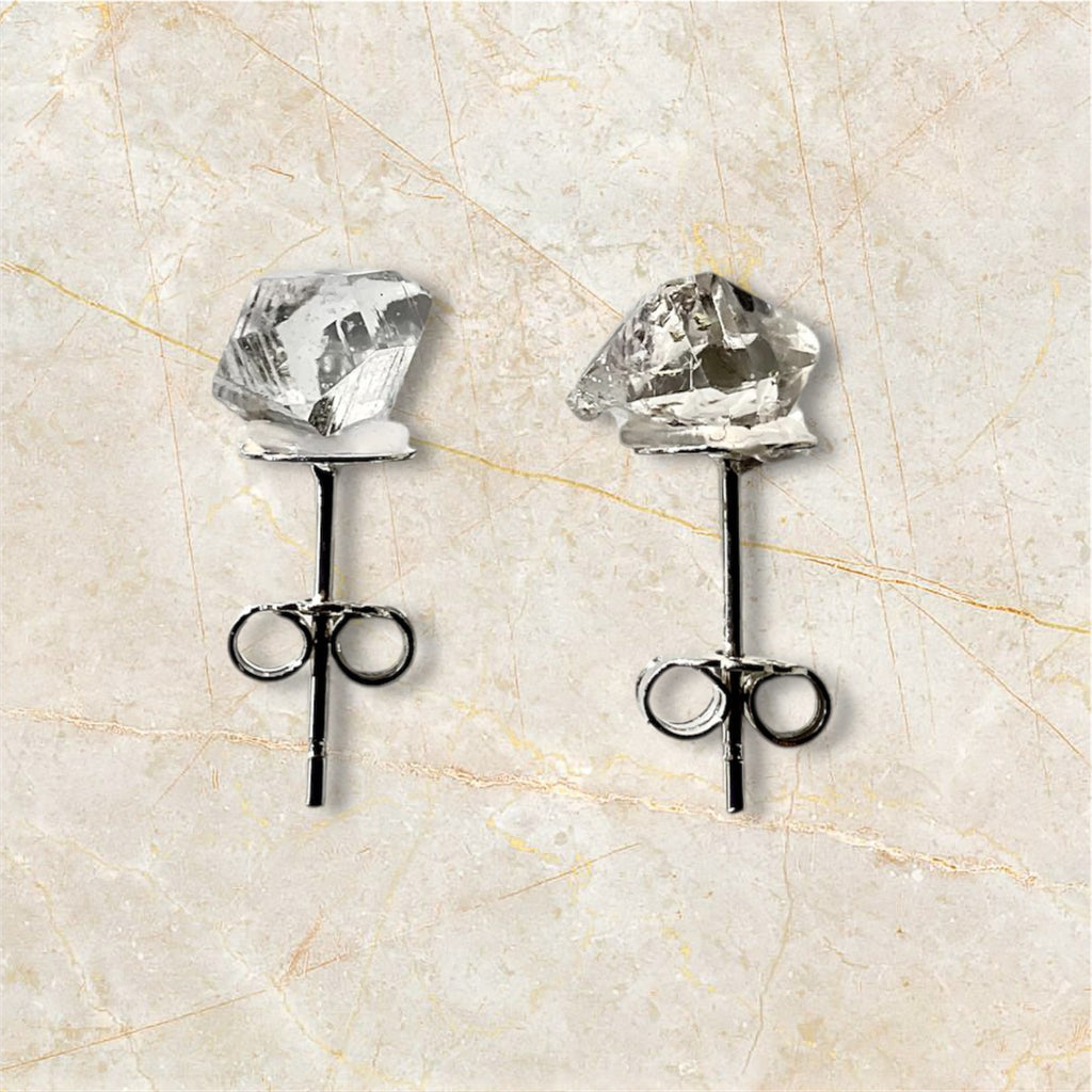 Sterling Silver Gemstone Stud Earrings