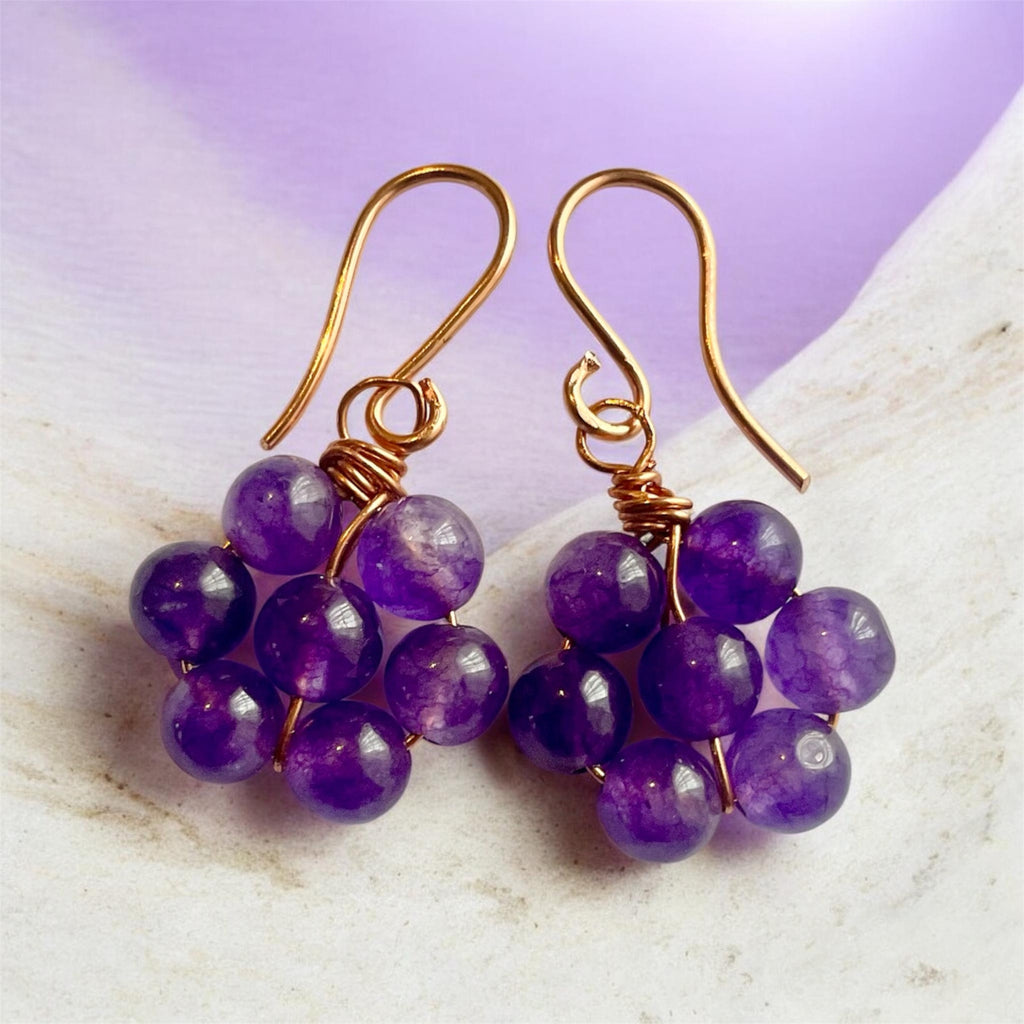 Beaded Flower Earrings & Pendant Necklaces – Handmade by Connie’s Crystals