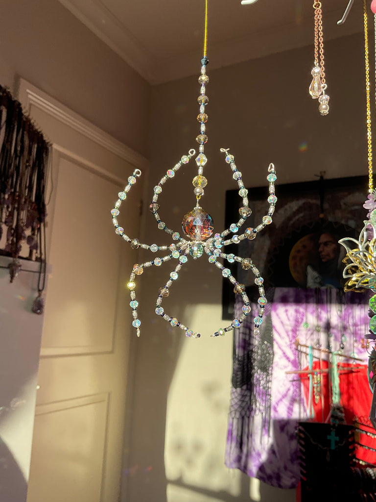 Crystal Spider Sun Catchers