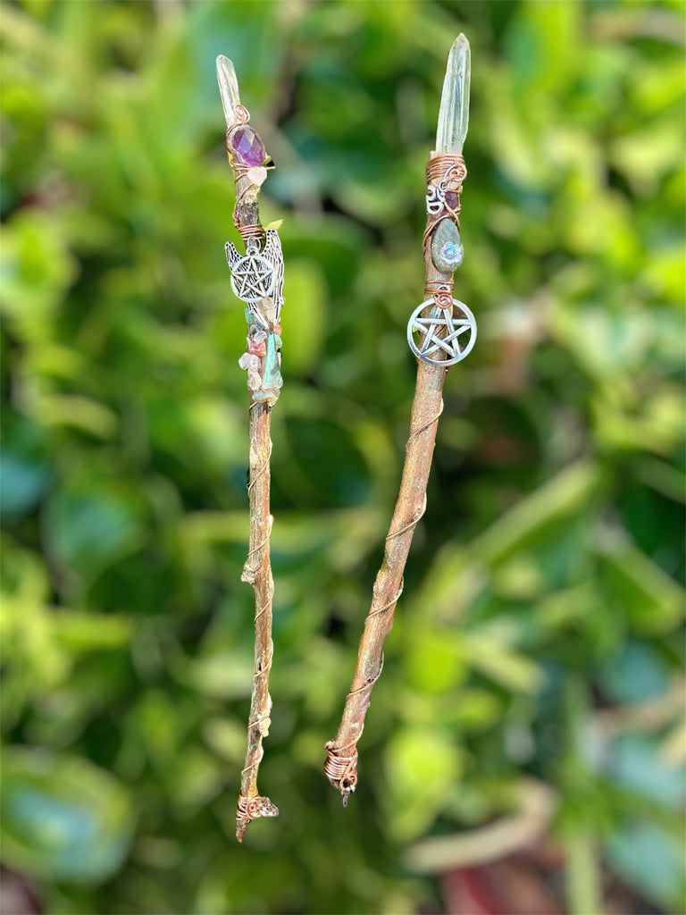 Handmade Crystal Magic Wands