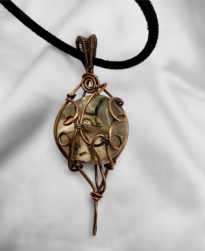 Smokey Quartz Wire Wrapped Pendant