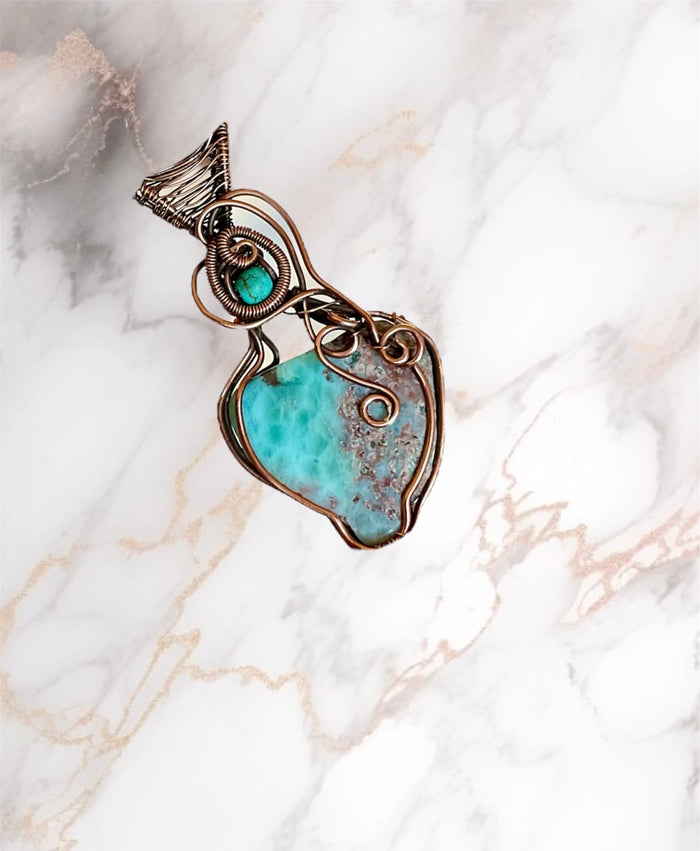 Larimar Mini Pendants - Connie’s Crystals 