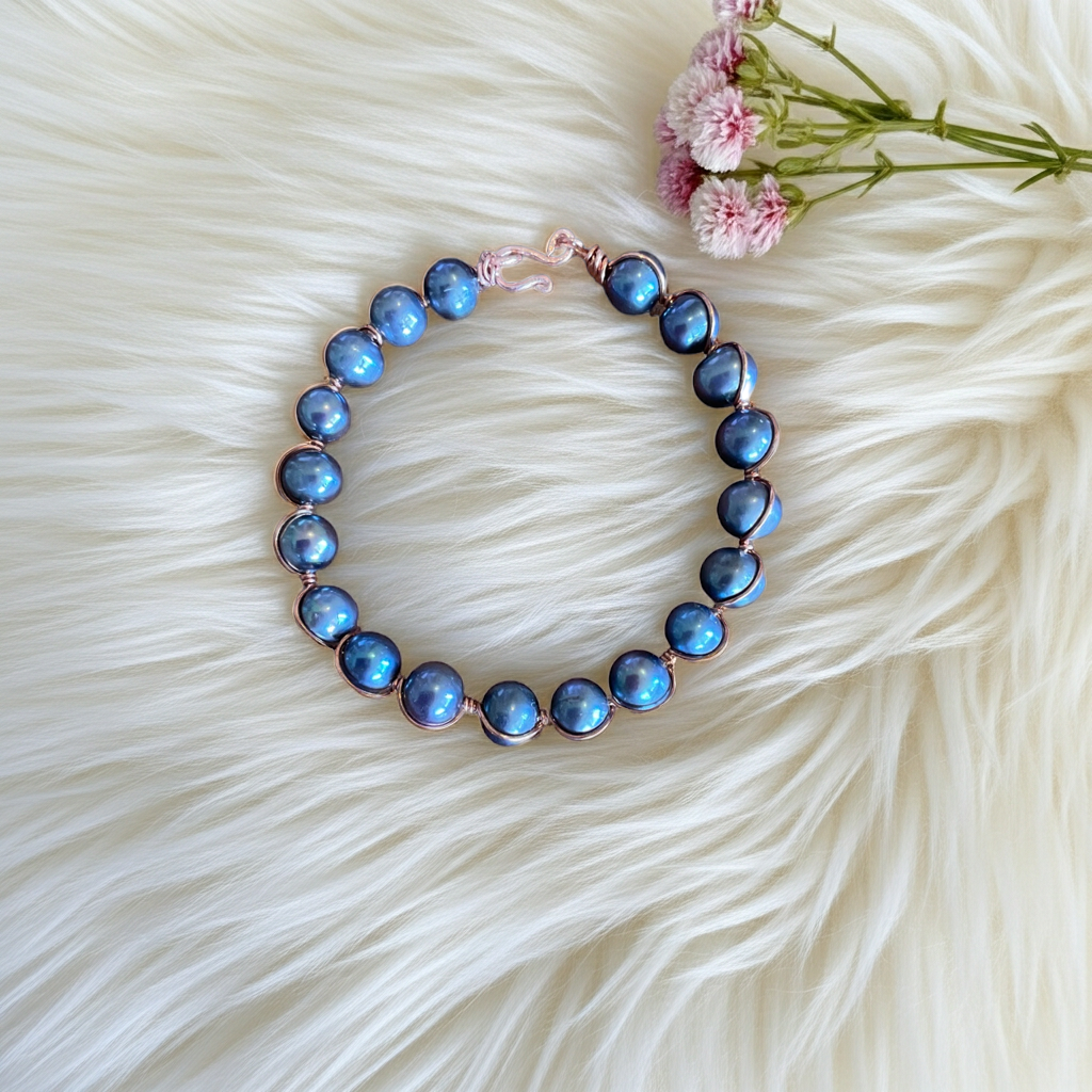 Freshwater Pearl Handcrafted Bracelet - Connie’s Crystals 