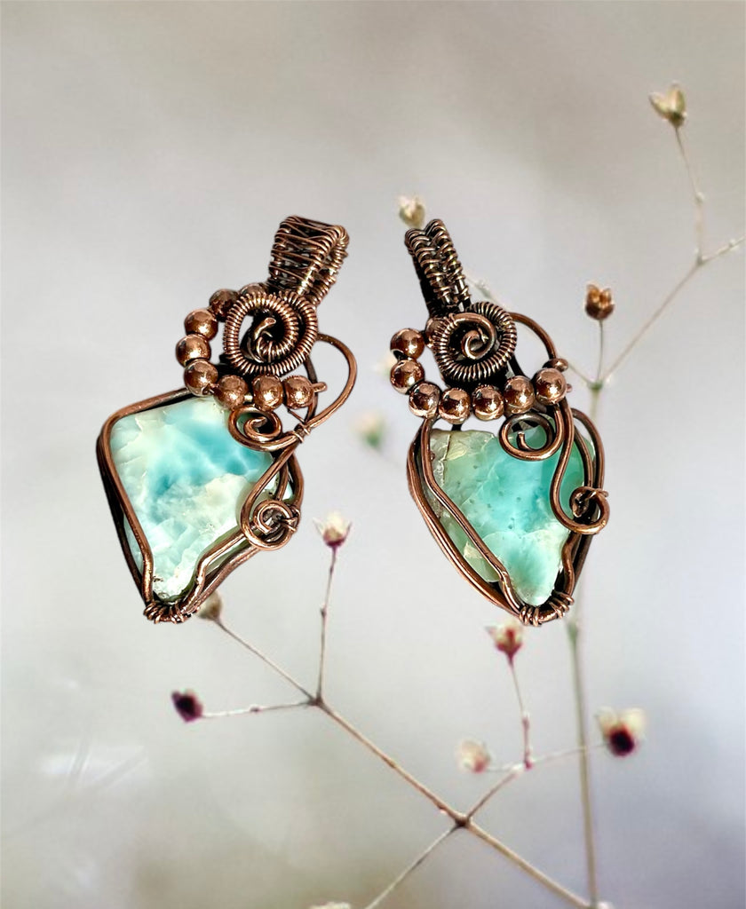 Larimar Mini Pendants