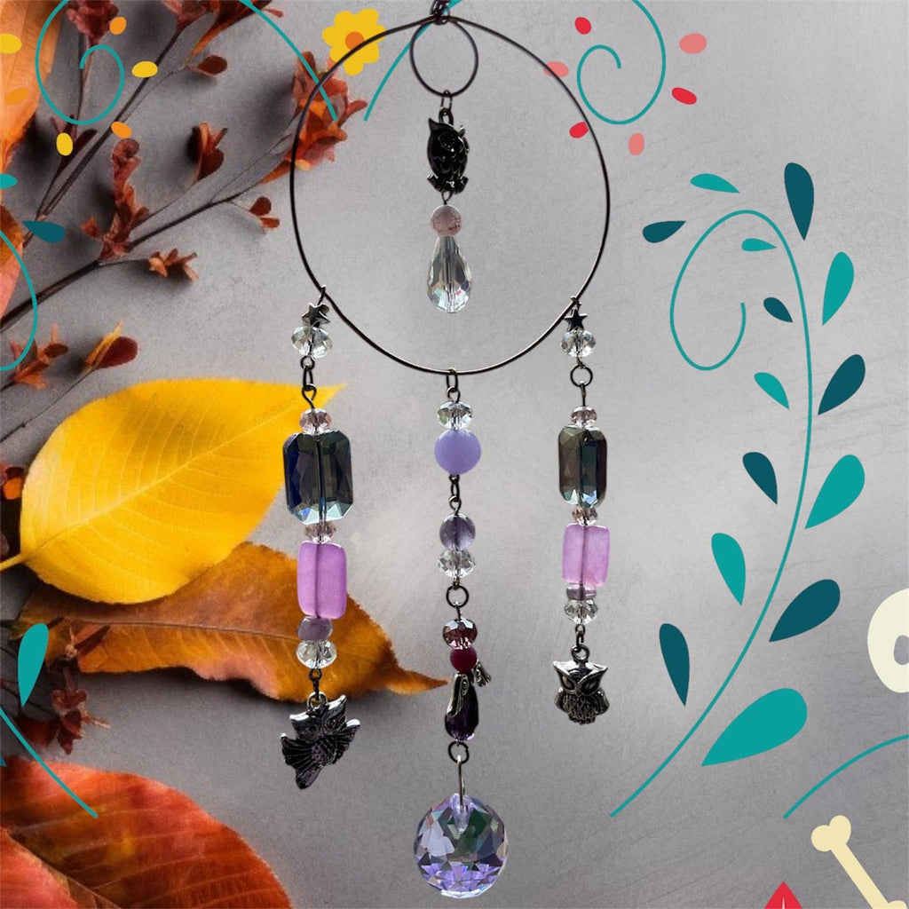 Owl & Alexandrite Sun Catcher
