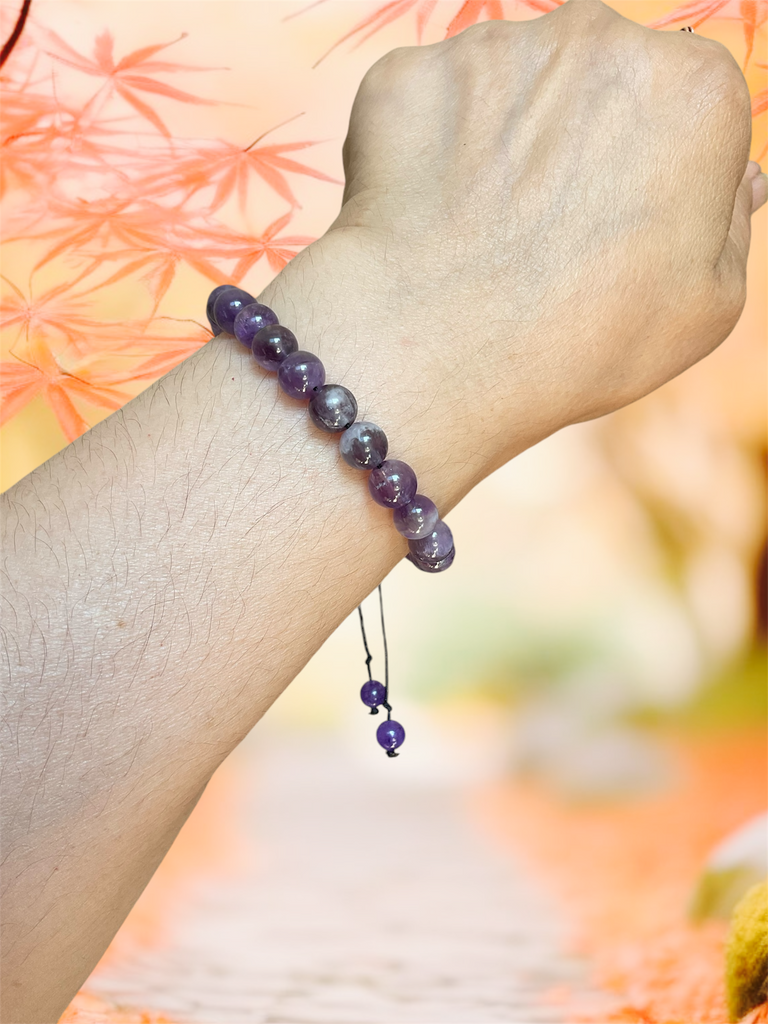 Amethyst Handmade Adjustable Bracelet