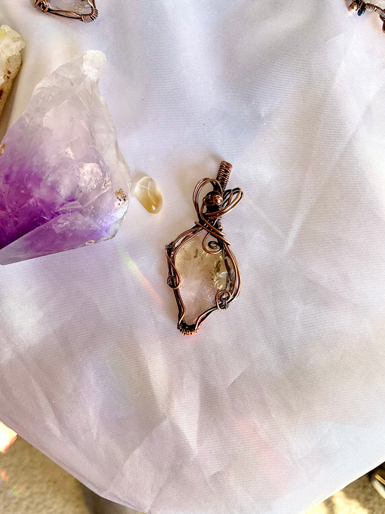 Ametrine Wire Wrapped Pendants