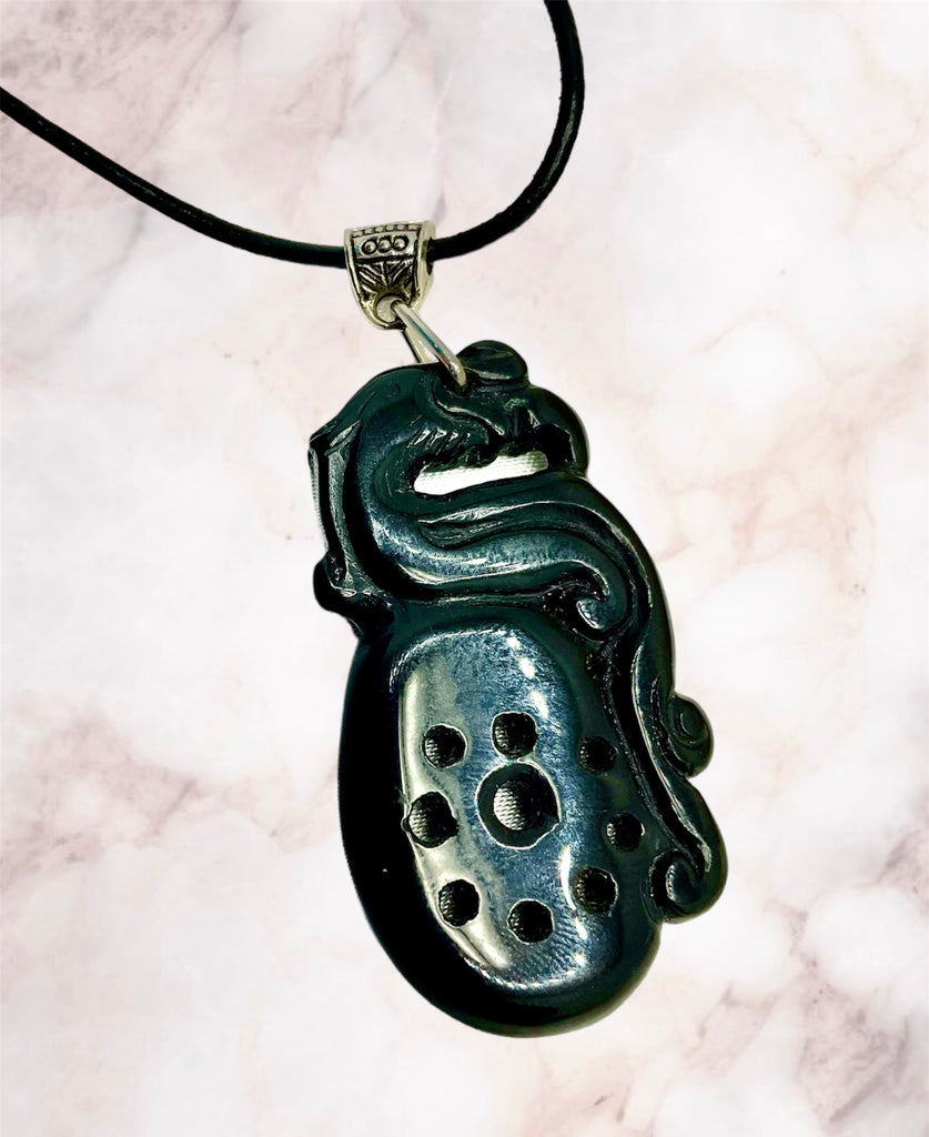 Black Obsidian Pixiu Pendant