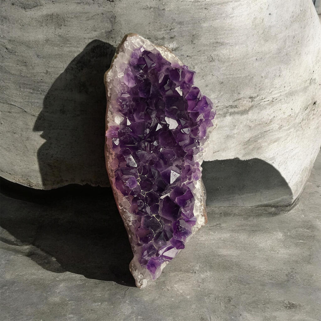 Deep Purple Amethyst Cluster