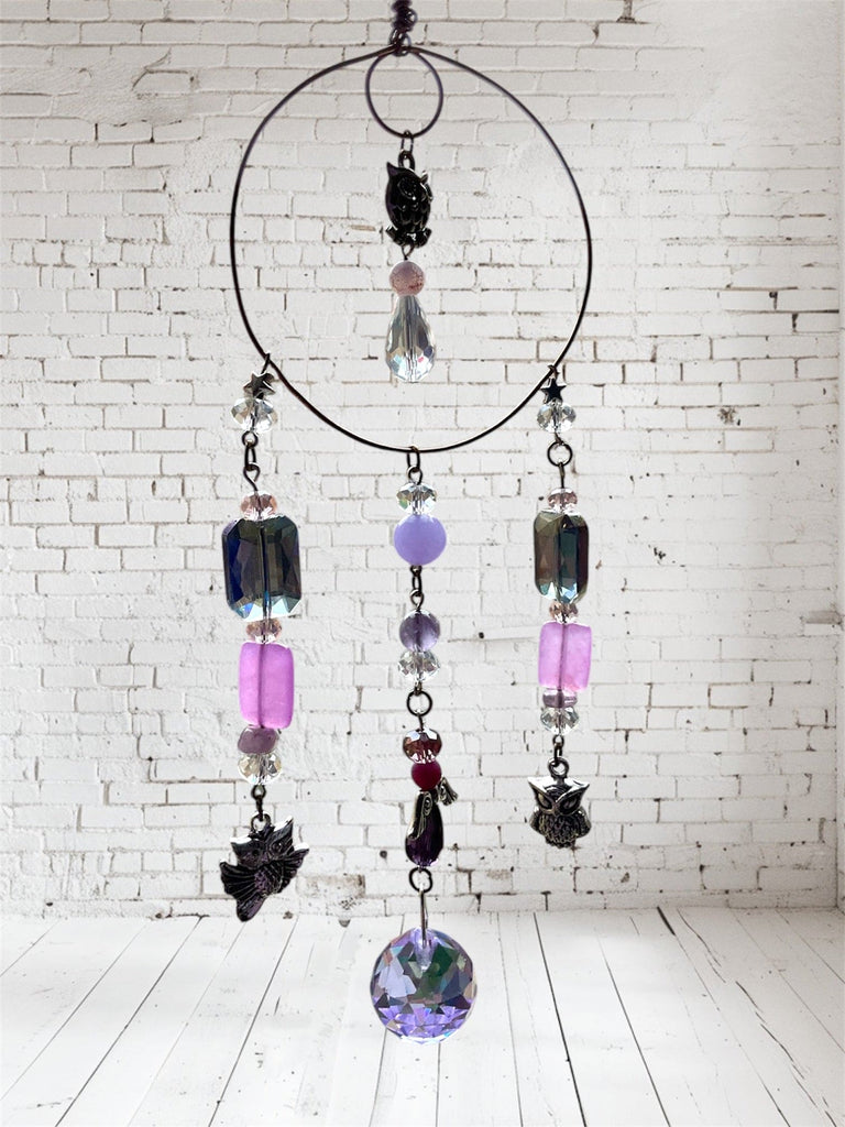 Owl & Alexandrite Sun Catcher