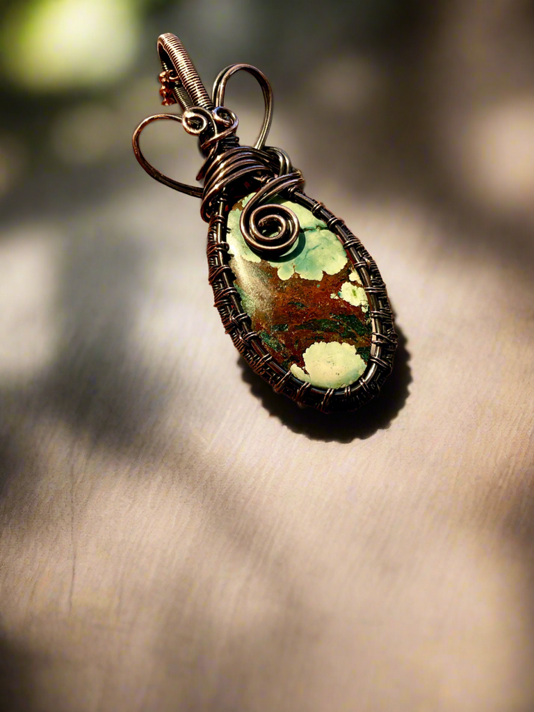 Magnesite Turquoise Pendant - Connie’s Crystals 