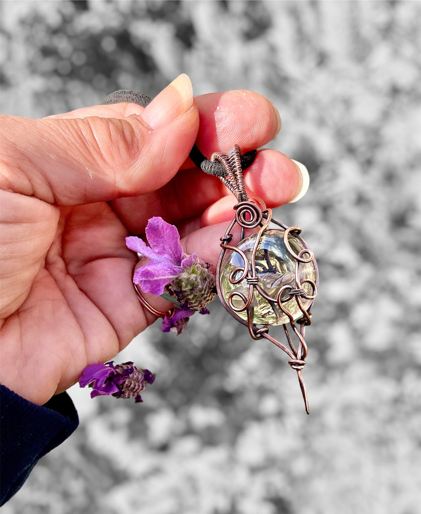 Smokey Quartz Wire Wrapped Pendant