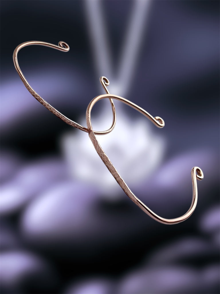 Hammered Copper Cuff Bracelet - Connie’s Crystals 